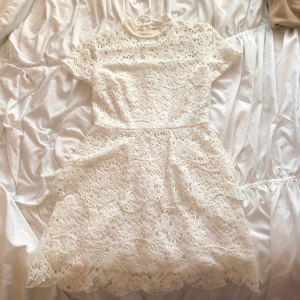 White Lace Missguided Dress
